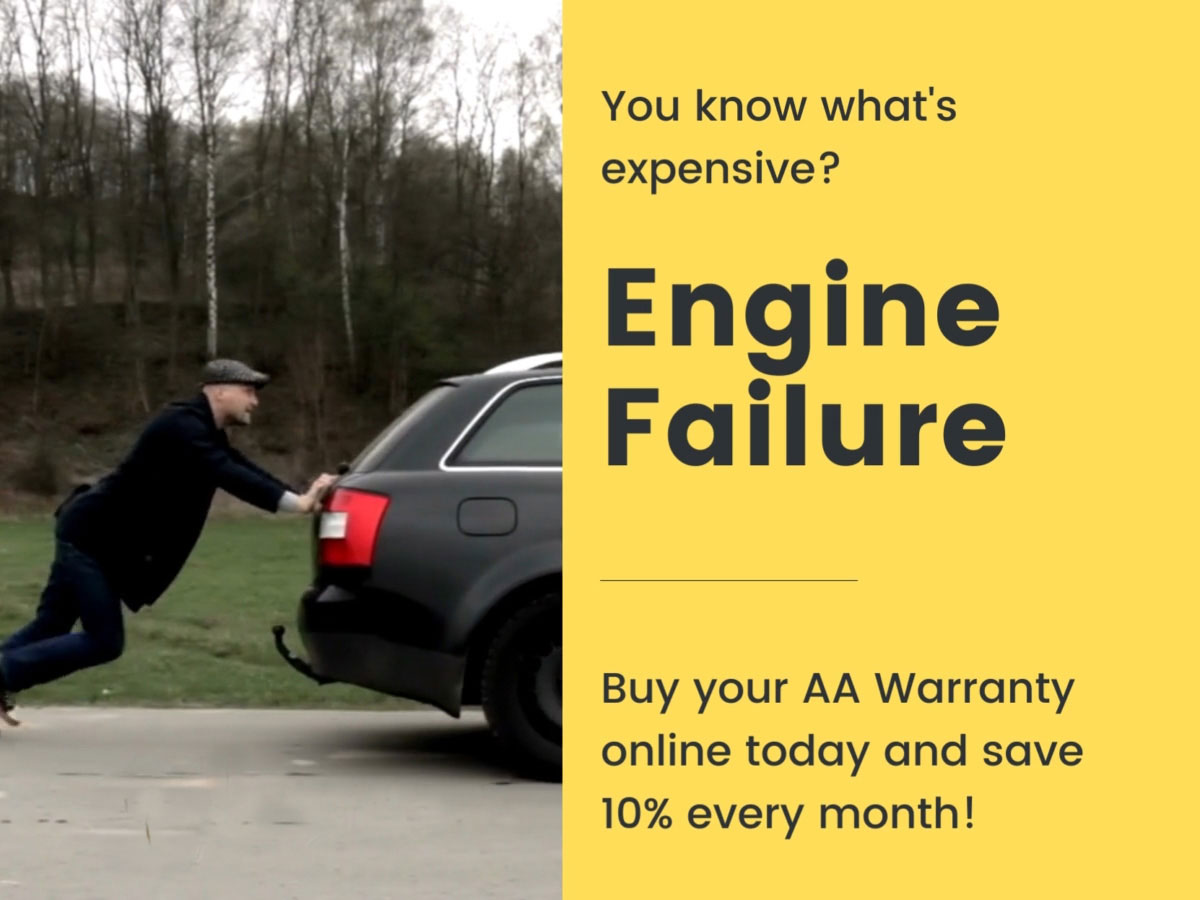 Buy your AA Warranty online today and save 10%
